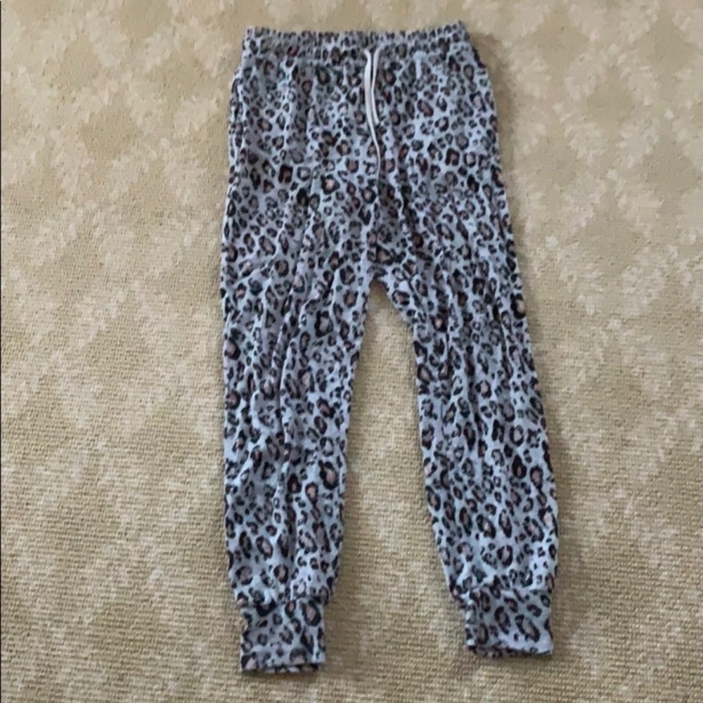 Sundry Animal Print Pants